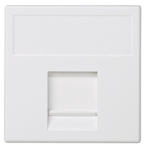 Адаптер модульный Simon Connect Cima/K45 1-м. 2 мод. для RJ45 белый картинка
